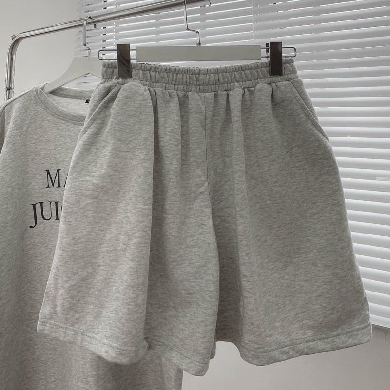 Set áo thun + quần thun da cá form rộng 1993 unisex