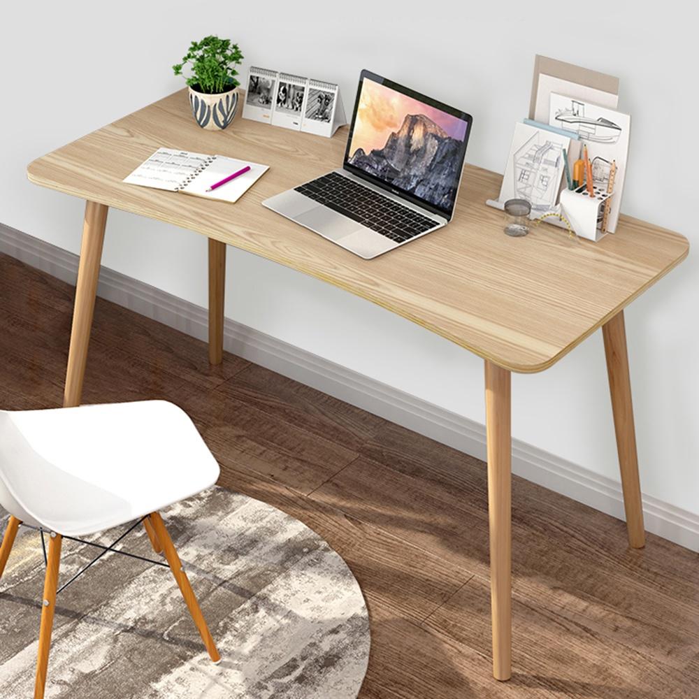 Bàn Làm Việc Chân Gỗ Mặt Cong Chống Gù, Kiểu Dáng Hiện Đại Dùng Làm Việc Hoặc Học Tập