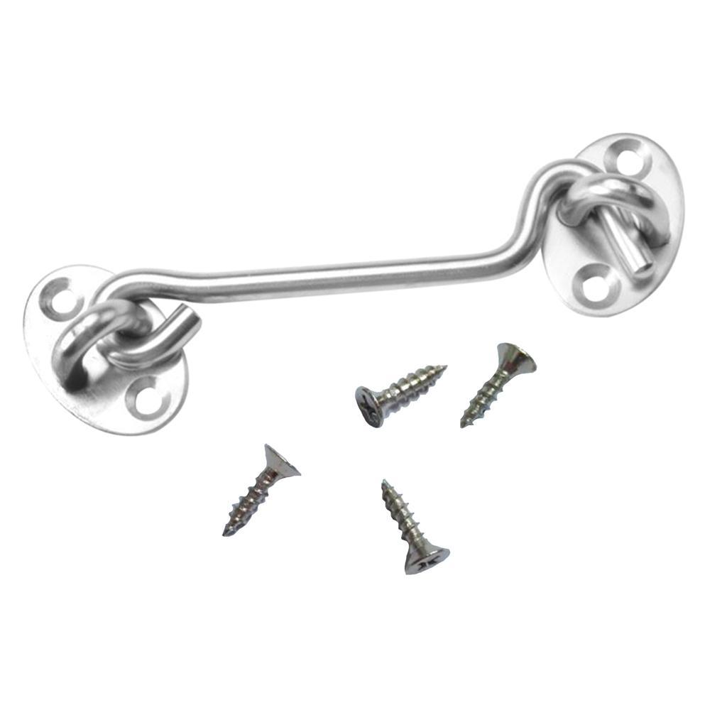 Stainless Steel Window Door Restrictor Catch Child Safety Security Lock 12.8cm