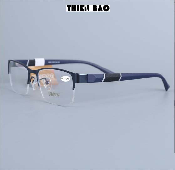 Kính lão thị viễn thị, trung niên Nam nữ xẻ cước kiểu dáng Thể thao Tròng Nhật chuẩn độ KVN677 hàng đẹp