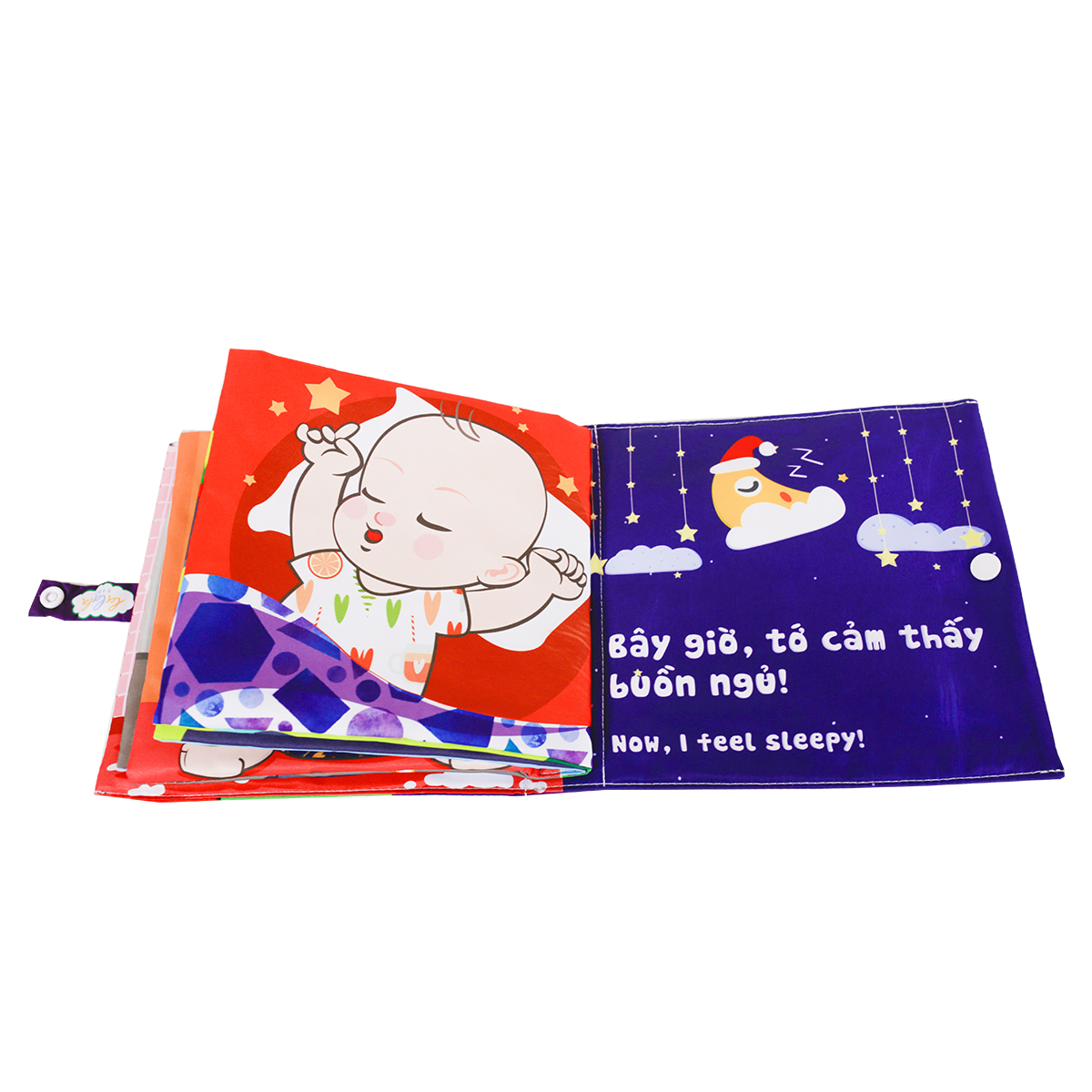 Sách Vải Lật Mở Đa Tương Tác Cho Bé 0-4 tuổi - Lalala Baby