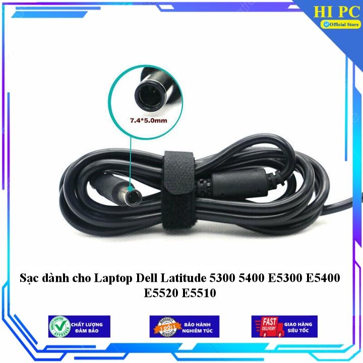 Sạc dành cho Laptop Dell Latitude 5300 5400 E5300 E5400 E5520 E5510 - Kèm Dây nguồn - Hàng Nhập Khẩu