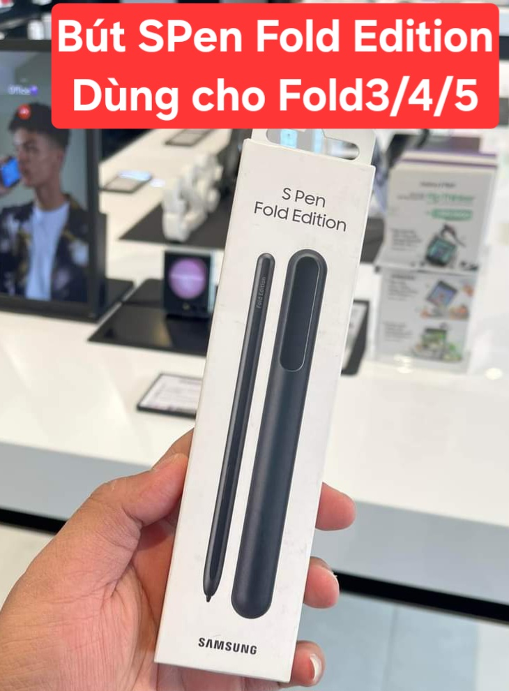 Bút S Pen Fold Edition cho Galaxy Z fold 3/Z Fold 4-Hàng Chính hãng