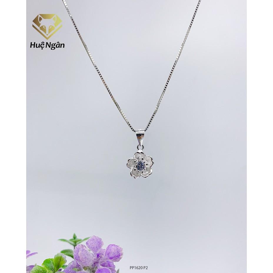 Dây chuyền bạc Ý 925 Huệ Ngân - Hoa anh đào PP1622 P2