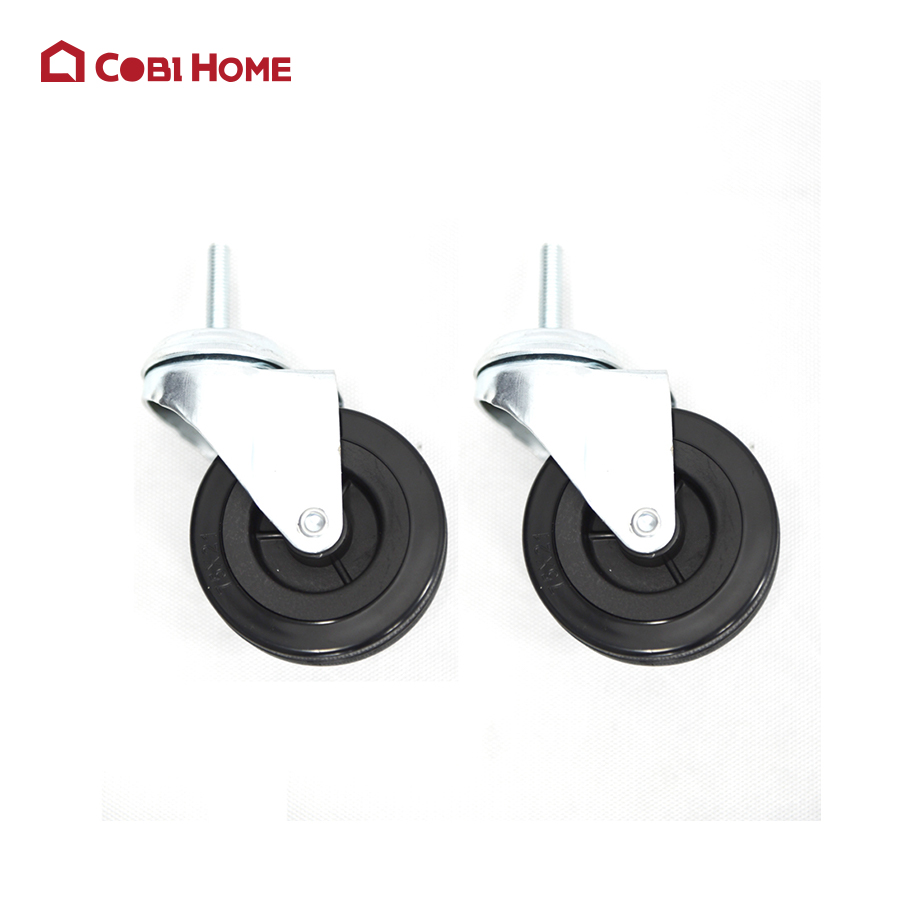 Bánh xe cao su bắt vít 3″
