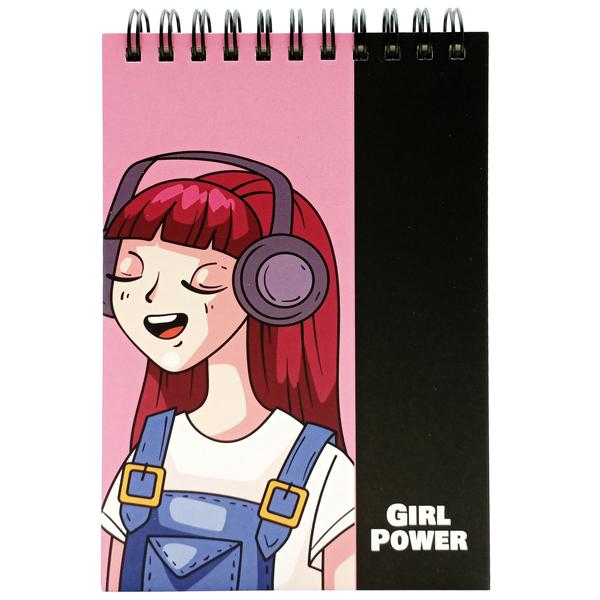 Sổ Lò Xo Teen Girl Power 15 x 10 cm The Sun - Màu Hồng