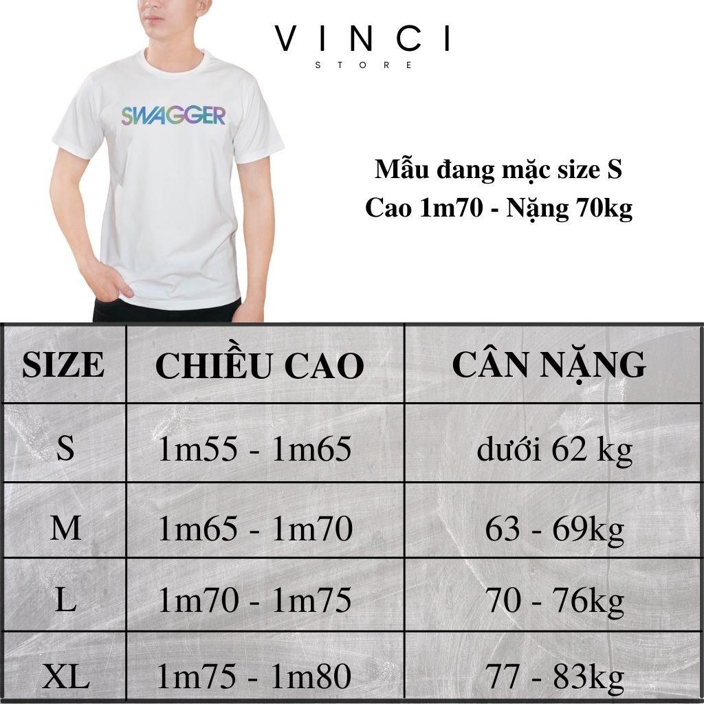 Áo Thun Nam Phản Quang Swagger Cotton Tay Ngắn