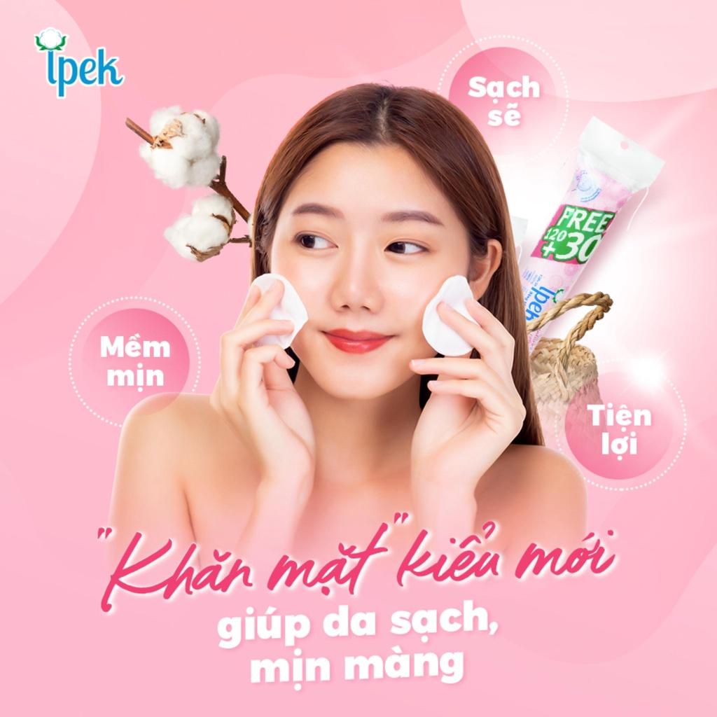 Bông Tẩy Trang Ipek Klasik 100% Cotton Pads Thổ Nhĩ Kỳ (80/130/150 Miếng)