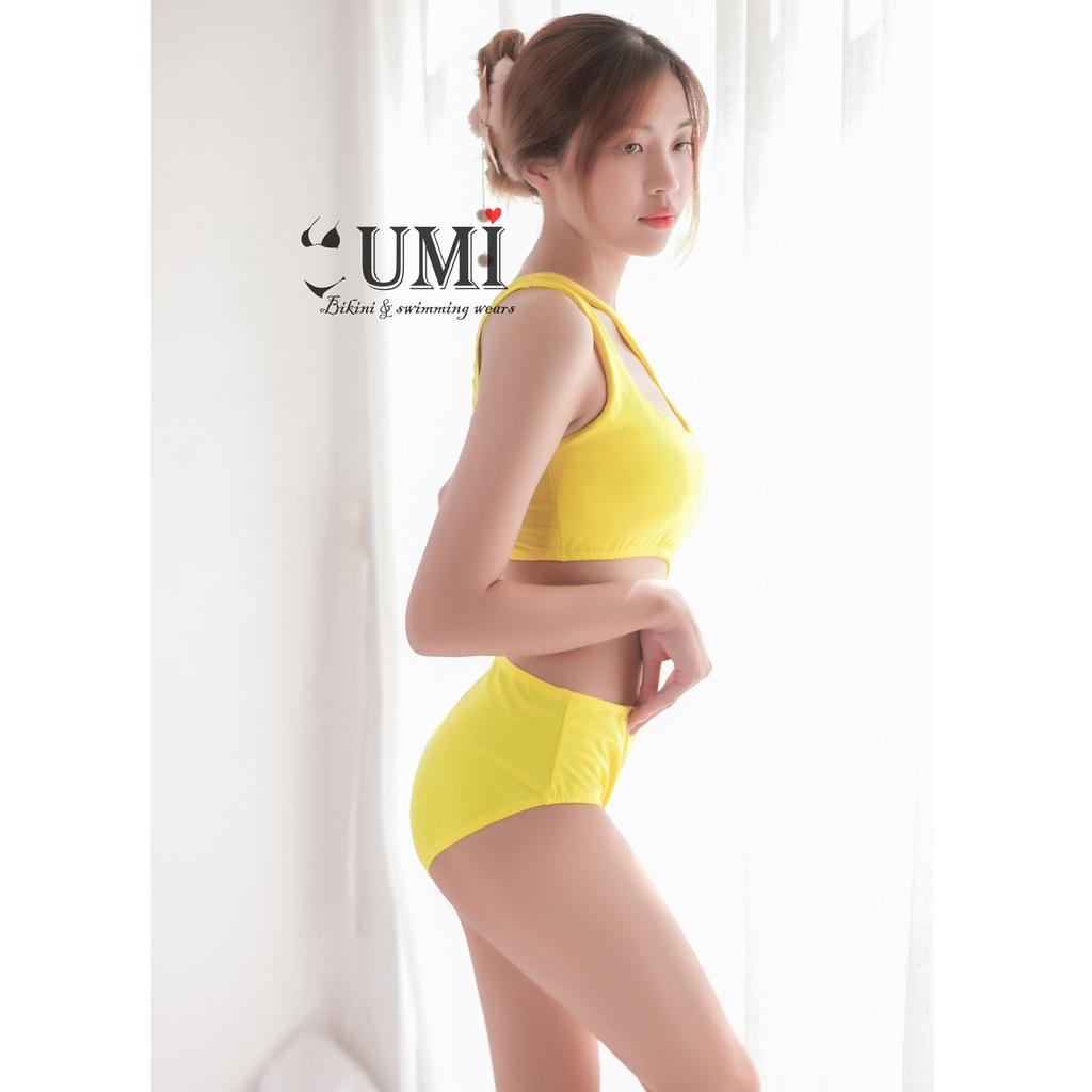 BIKINI 1 MẢNH LIỀN THÂN KHOÉT EO VUÔNG BIKINI UMI