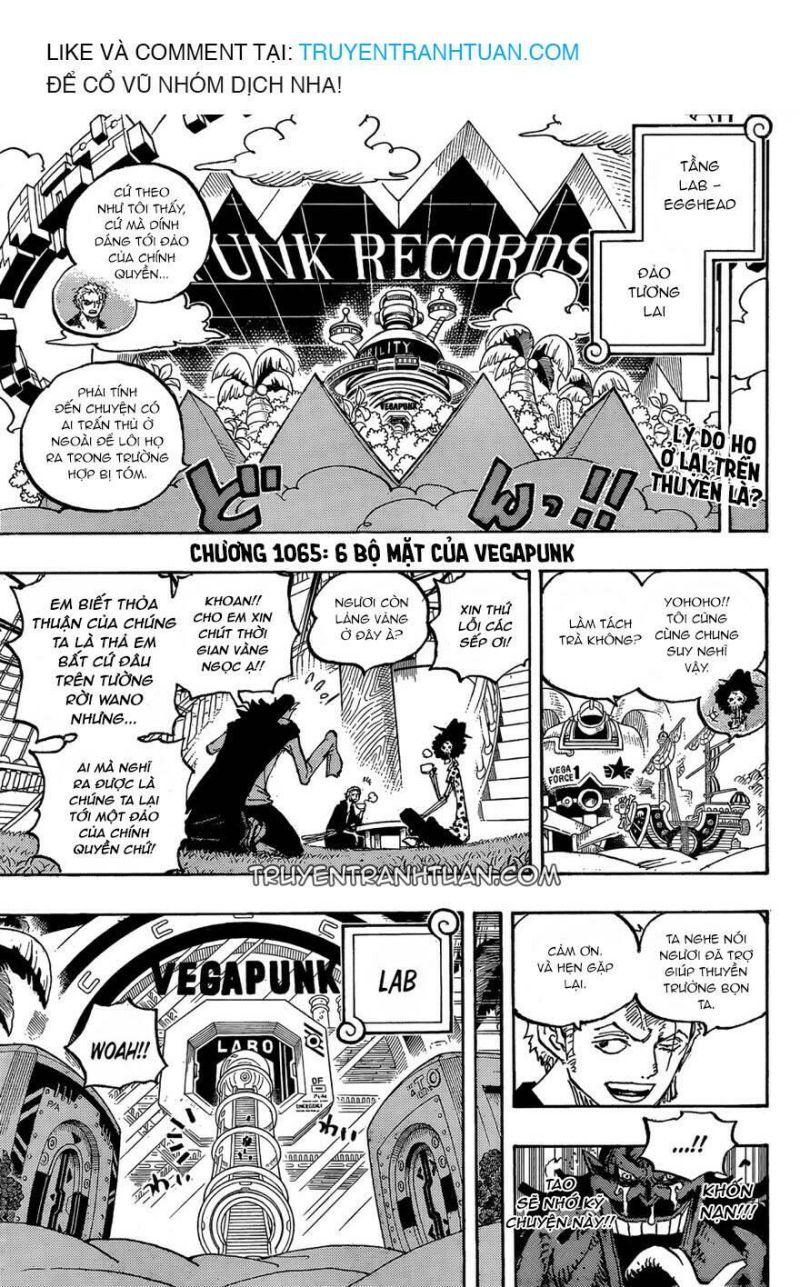 đảo hải tặc - one piece chapter 1065 3