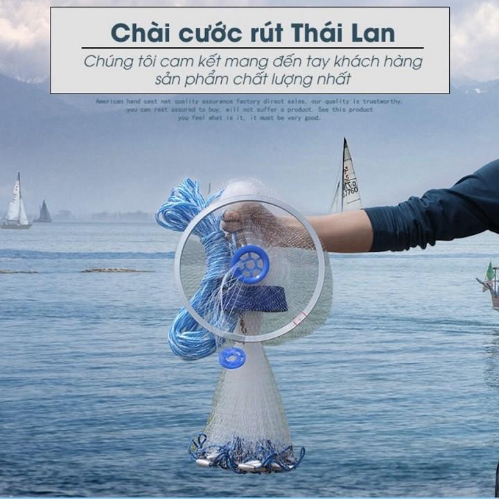 Chài cước rút tàng hình Thái Lan cao cấp, chài đánh cá