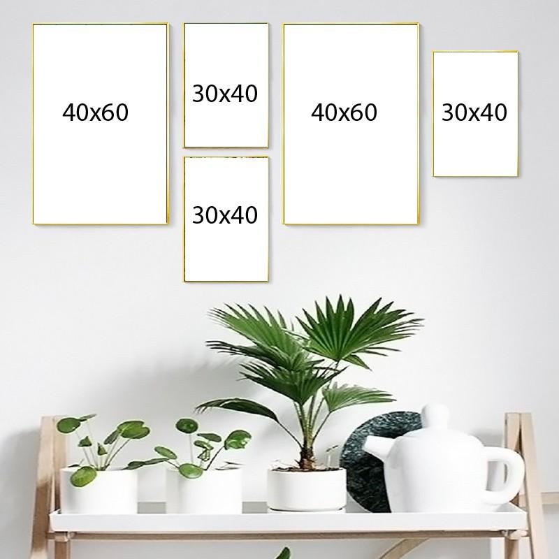 Bộ 5 tranh treo tường hiện đại- Tặng kèm đinh 3 chân- GN663