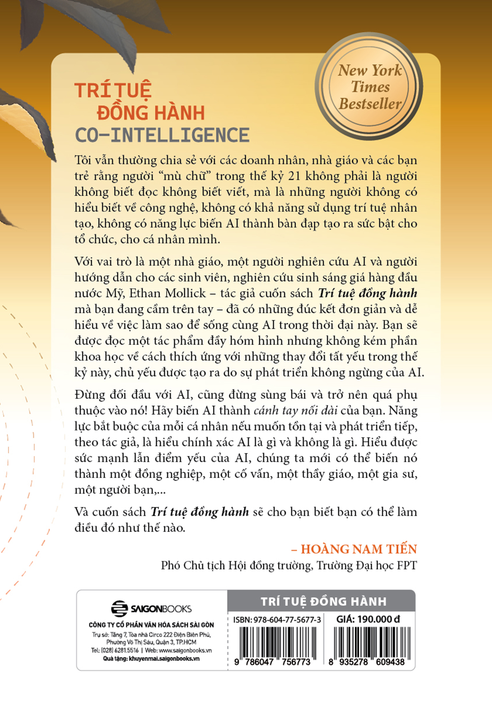 Co - Intellgence - Trí Tuệ Đồng Hành  - Kỷ nguyên sống và làm việc cùng AI