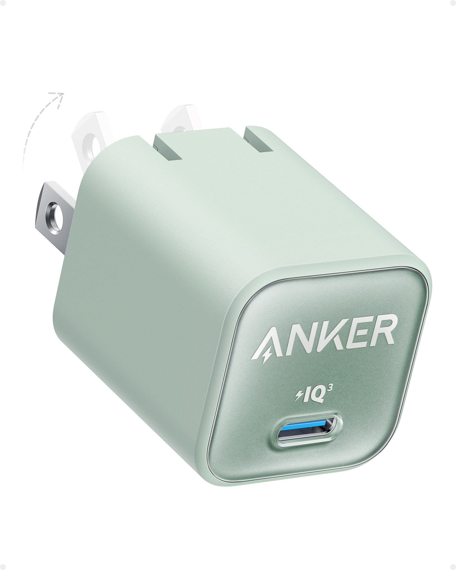 Adapter Sạc Anker 511 Charger Nano 3 30W 1 Cổng Type - C A2147 - Hàng Chính Hãng - Natural Green