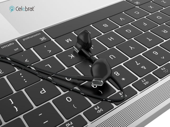 Tai nghe nhét tai có dây cổng Type-C Celebrat D12 - Hàng chính hãng