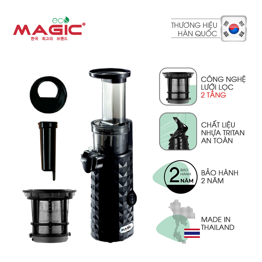 Máy Ép Tốc Độ Chậm Thế Hệ Mới Magic Eco AC-130 - Hàng Chính Hãng