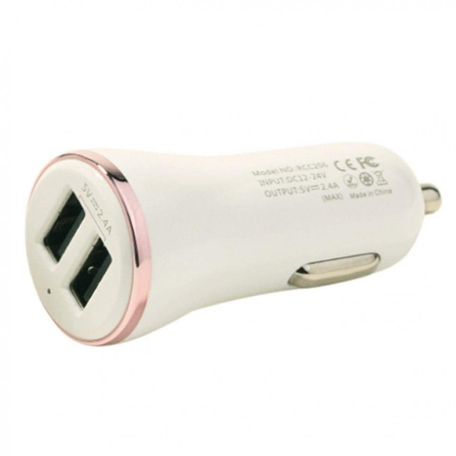 Củ sạc ô tô 2 cổng Remax RCC-206