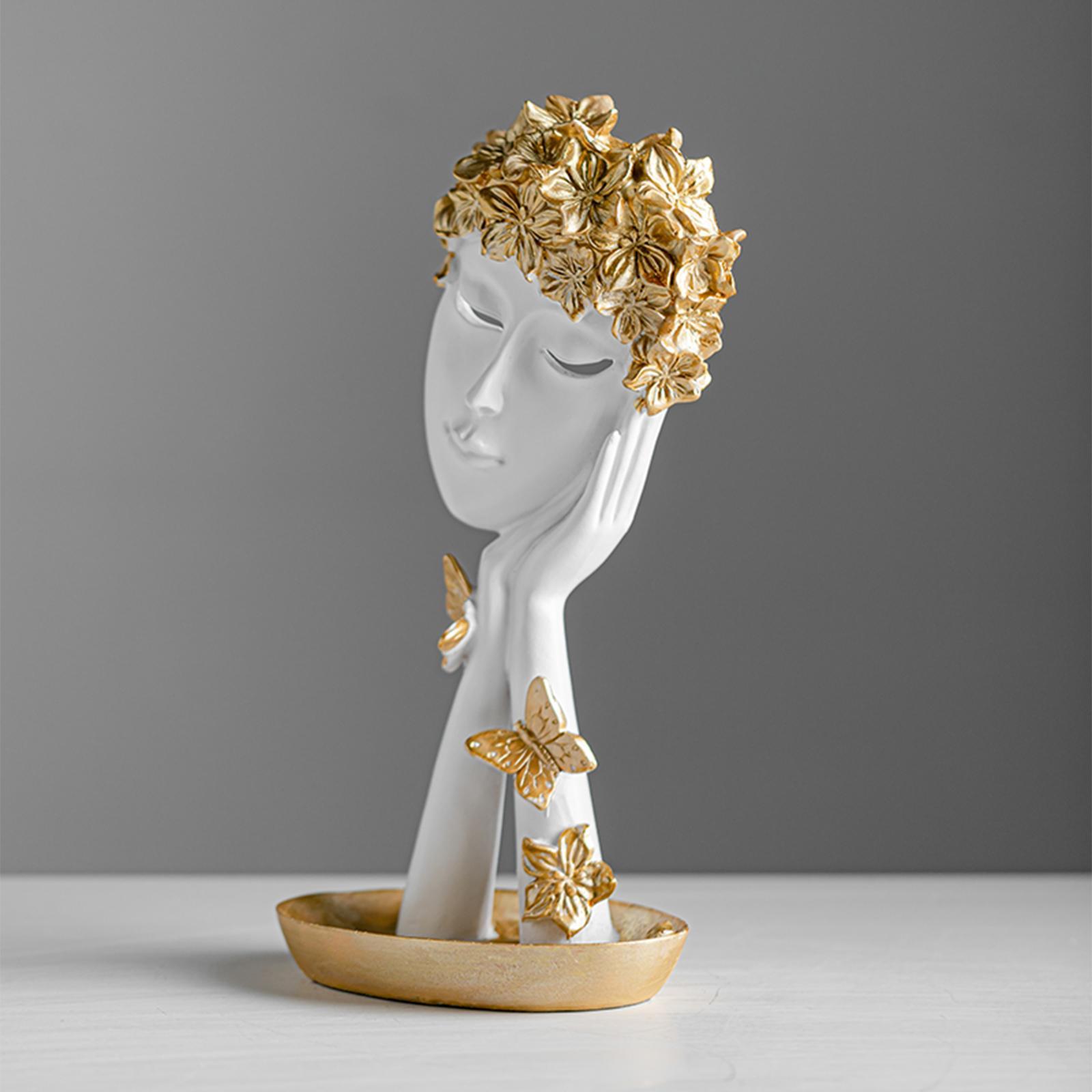 Creative Face Thinker Statue Sculpture Crafts Statue Figurine