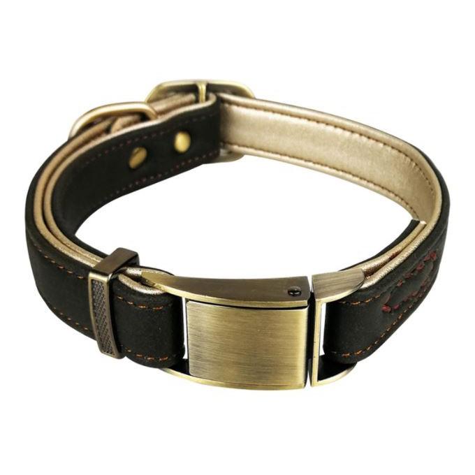 Vòng da PU khóa bập chốt sập ,đẹp độc lạ cho chó con