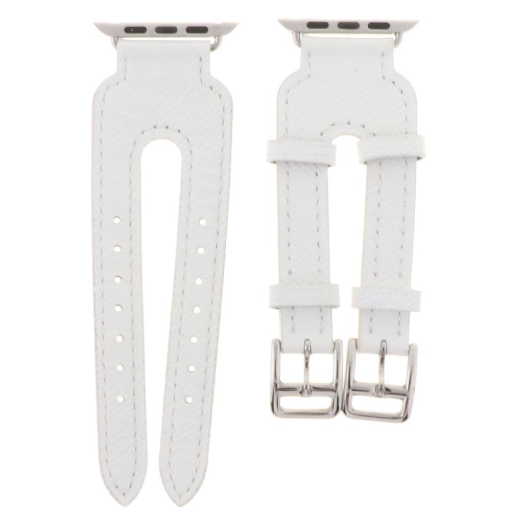 38mm Genuine Leather Strap Band Bracelet For Apple Watch