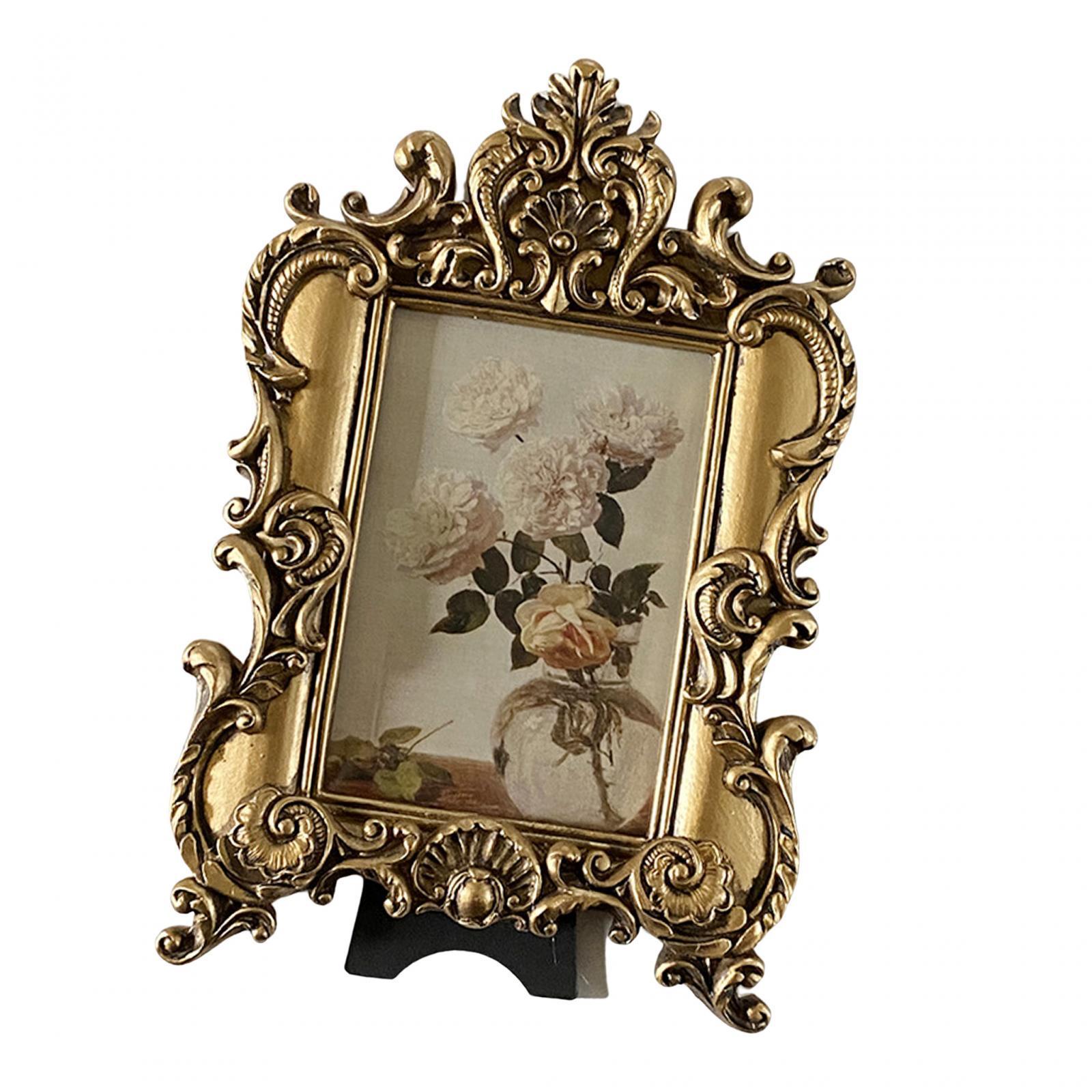 Vintage Style Photo Frame Display Holder Stand Picture Frame for Bedroom