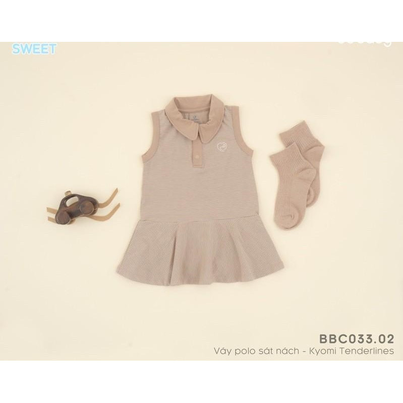Váy polo Kyomi cho bé gái từ 3 tháng đến 18 tháng BBC033.02