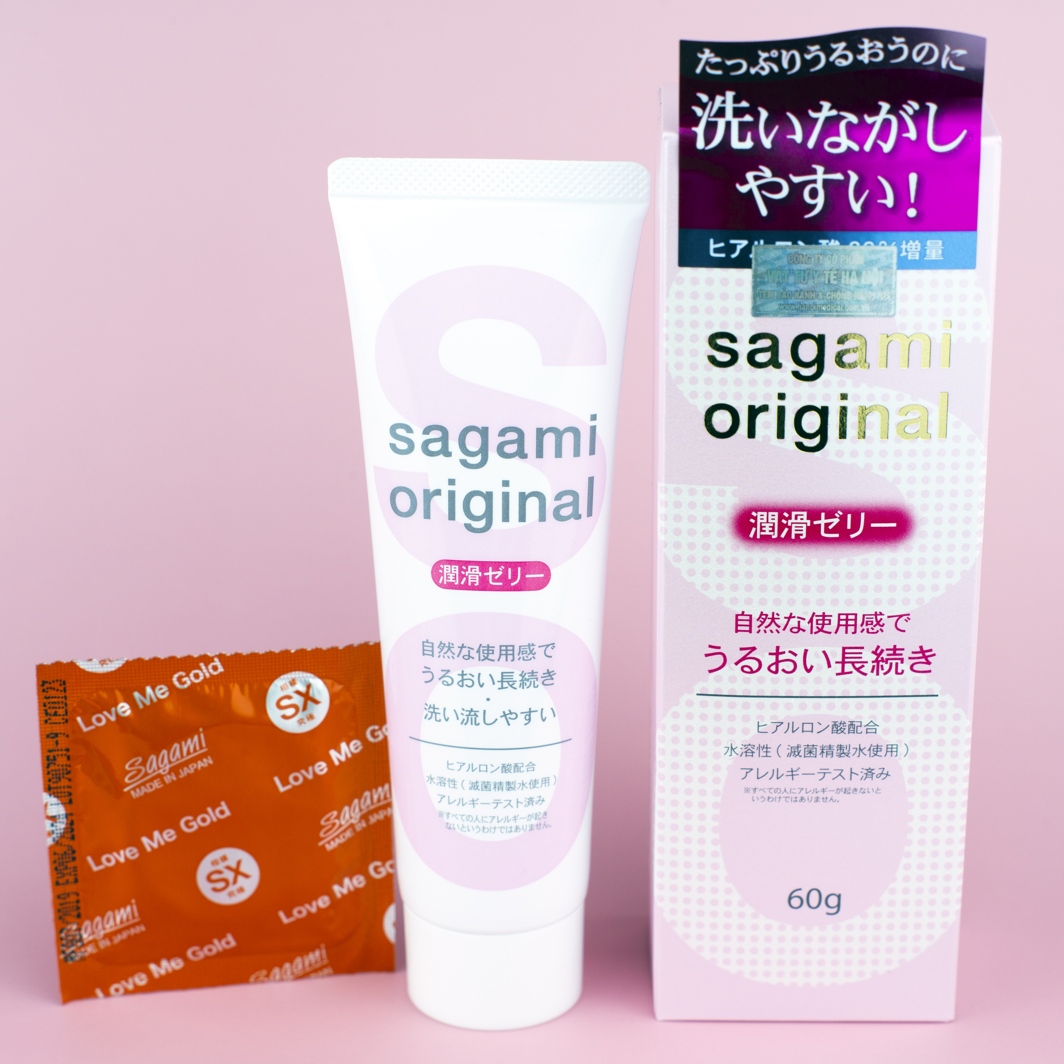 Gel Bôi Trơn SAGAMI Original - NEW - Siêu Trơn, Siêu Mềm, Siêu Mịn - MADE IN JAPAN (TẶNG Bao Cao Su Sagami) - Hàng Chính Hãng - 60g