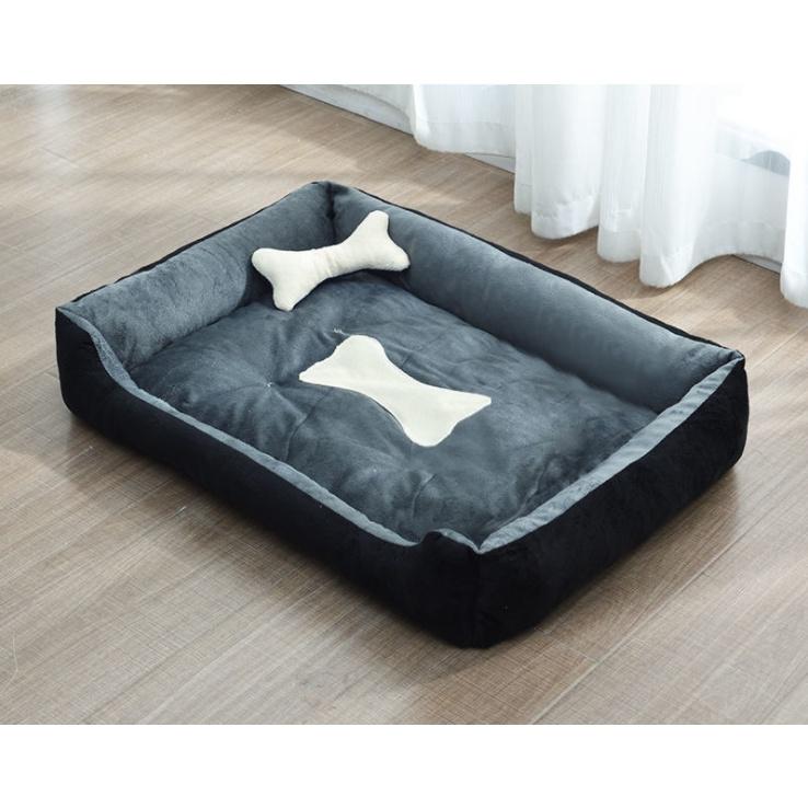 Đệm Giường Ngủ Chuồng Chó Mèo Size 30x45x15 cm