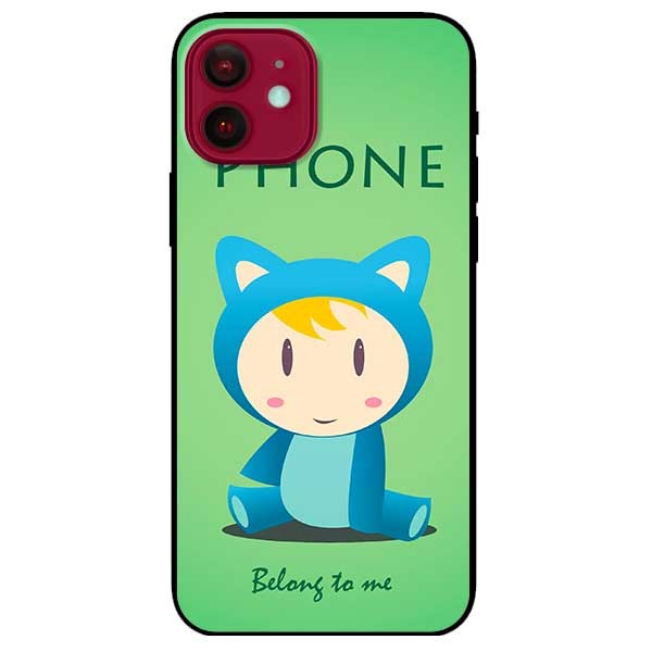Ốp lưng dành cho Iphone 12 - 12 Pro mẫu Mèo Xanh