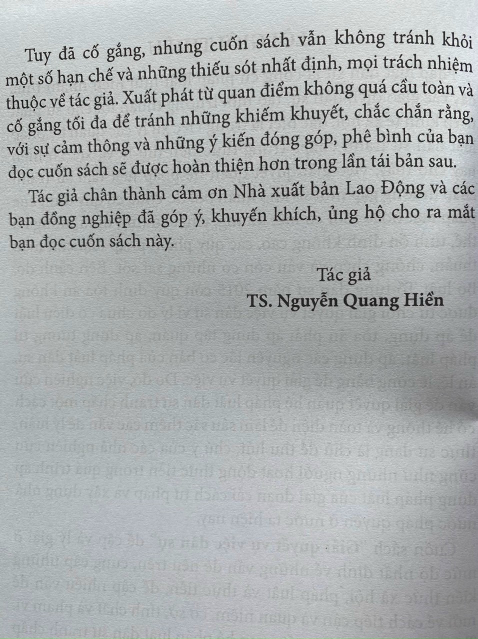 Giải quyết vụ việc dân sự