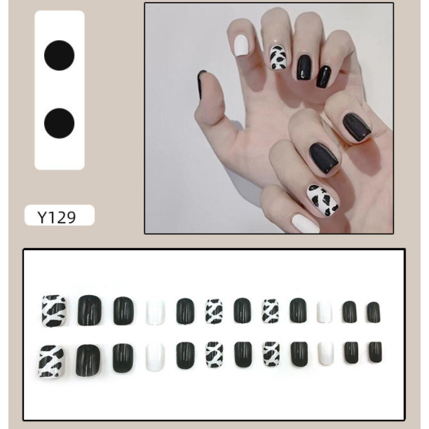 Bộ 24 móng tay giả nail thơi trang như hình (Y129)