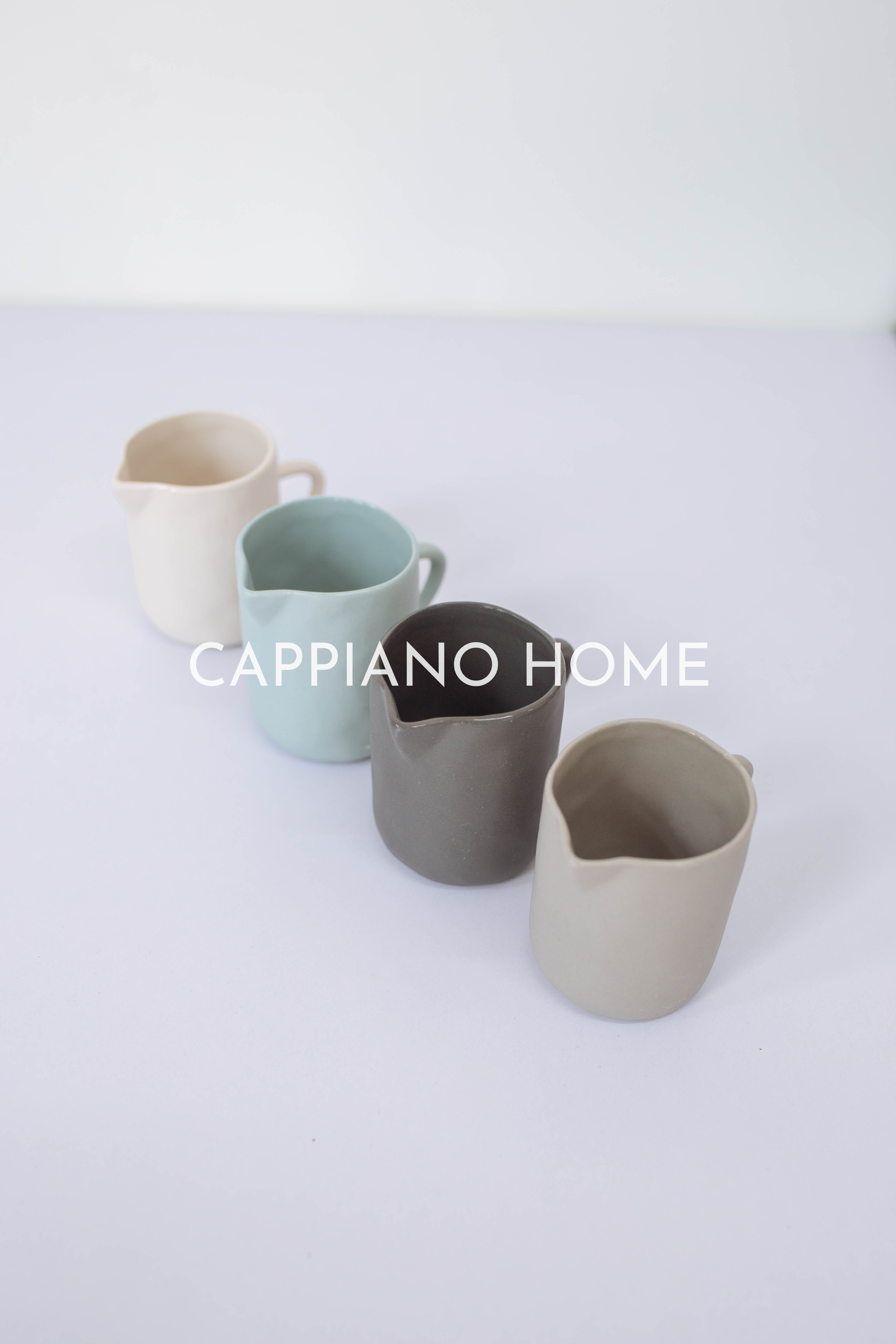 Cốc sứ mini đựng mật ong, lọ sứ nhám miệng rót size nhỏ rót đồ tiện lợi | Cappiano home