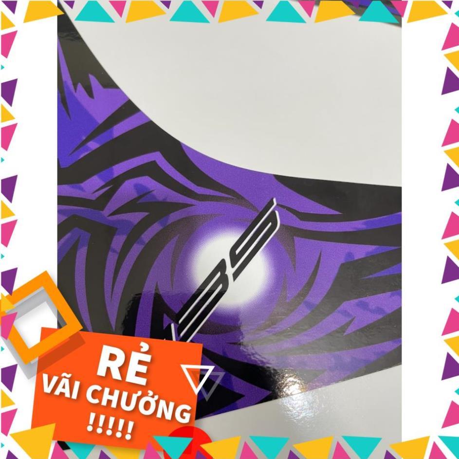 Tem Rời Exciter 2009 Mẫu Jupiter MX Tím Đen