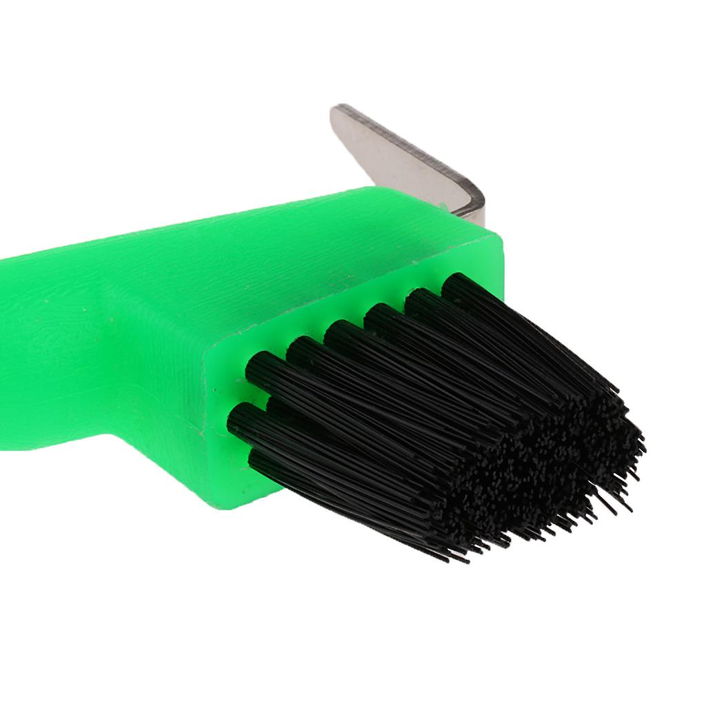 Hoof Pick with Brush Horse Grooming Equipment Tool Various Colors