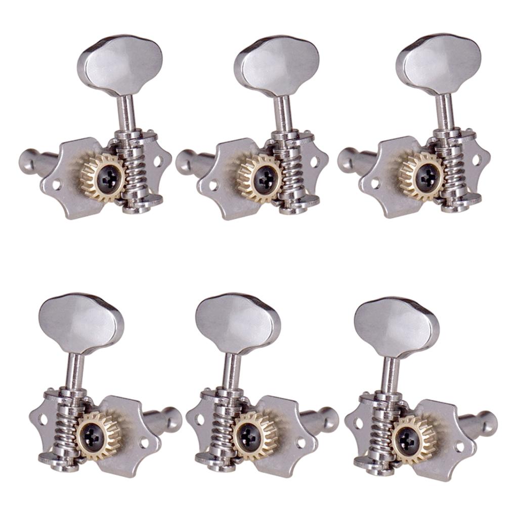 Sunnimix 3R3L Dây Đàn Guitar Acoustic Chỉnh PEG Nút Máy Đầu Thay Thế