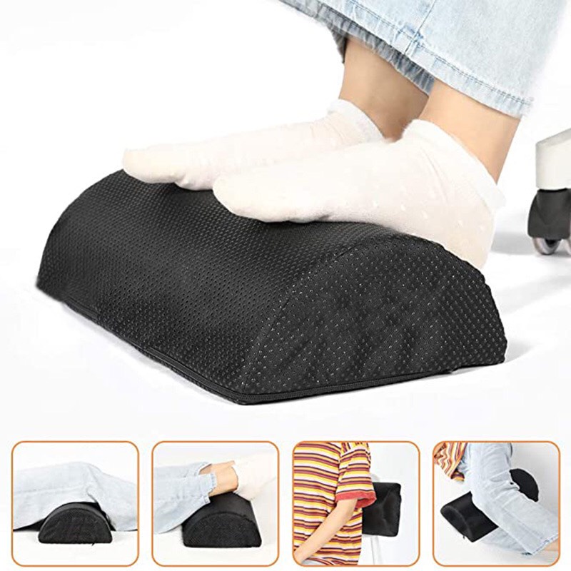 Gối kê chân, gác chân cao su non văn phòng - Giảm tê, mỏi, chuột rút, suy giãn tĩnh mạch khi ngồi, nằm