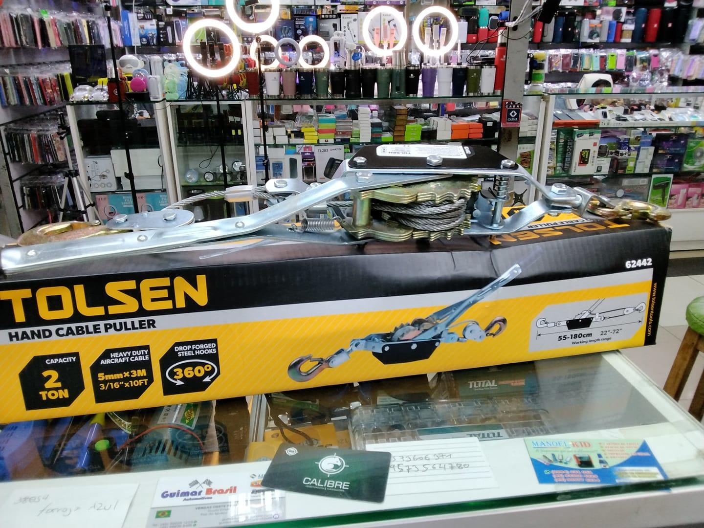 DỤNG CỤ KÉO CÁP TAY 2 TẤN TOLSEN 62442 - HÀNH CHÍNH HÃNG
