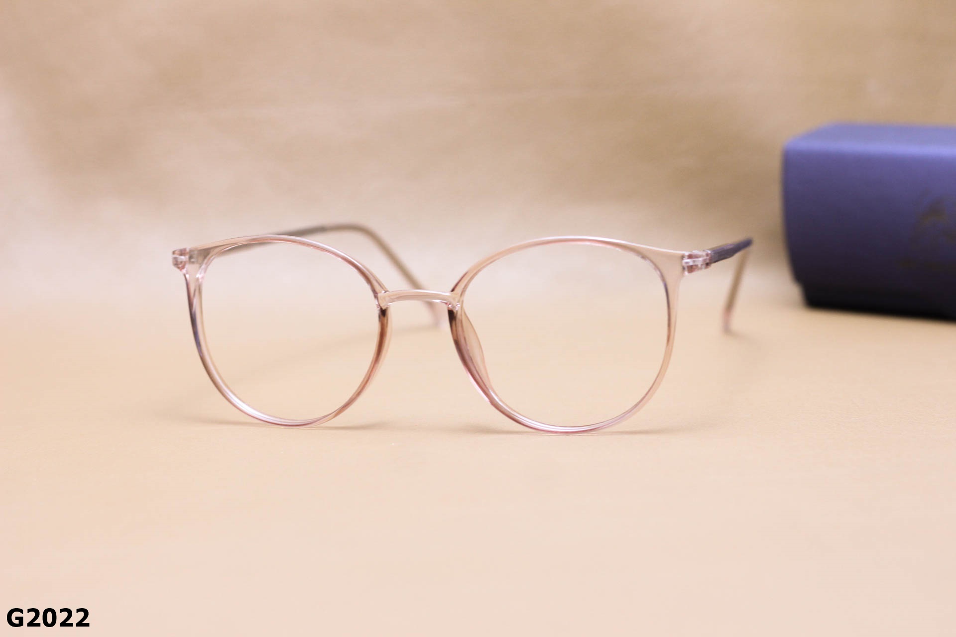 Gọng Kính Cận Nhựa Dẻo TR90, Dáng Tròn Ngố Unisex - G2022