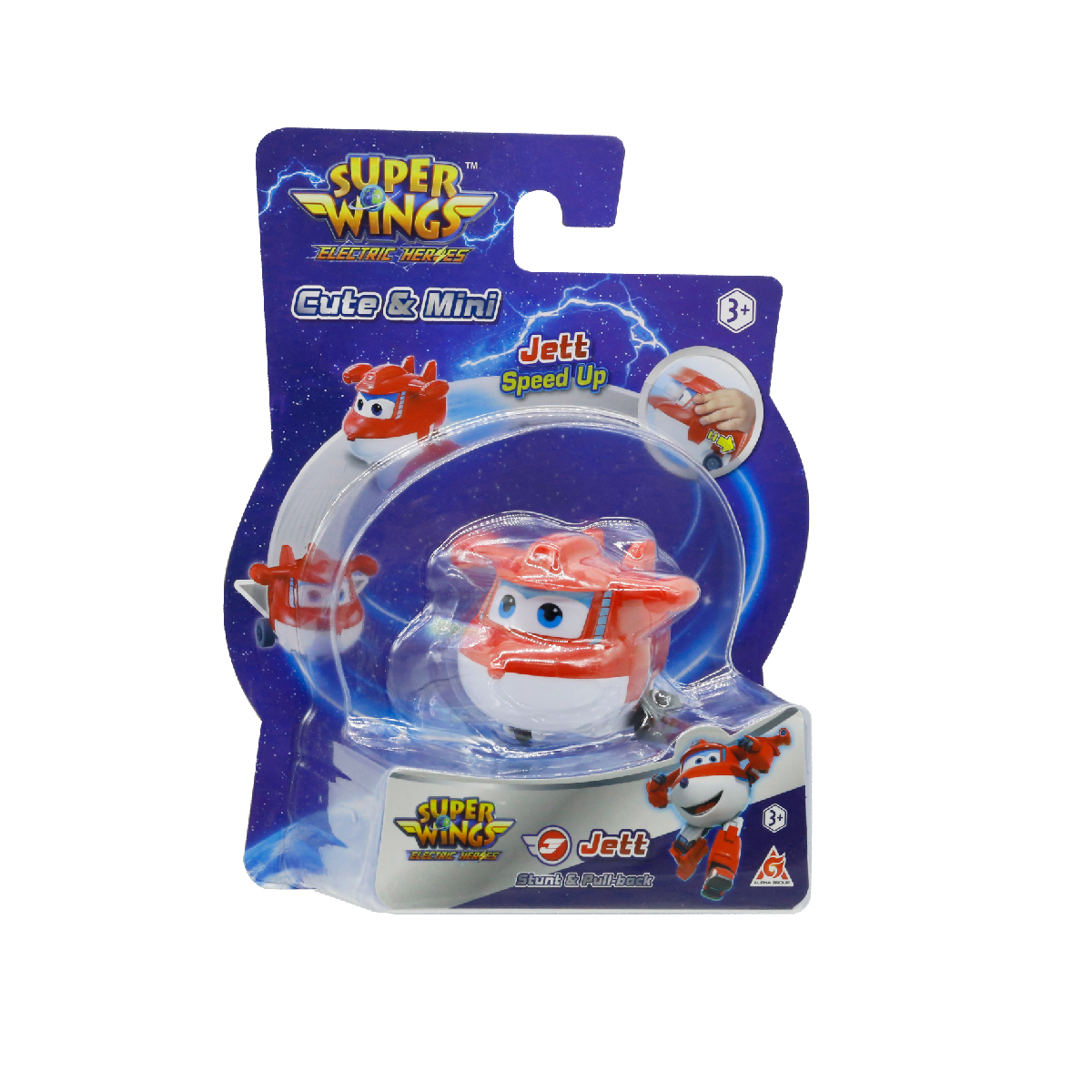 Đồ Chơi Xe Kéo Lùi Jett Tia Chớp SUPERWINGS EU780130-1 