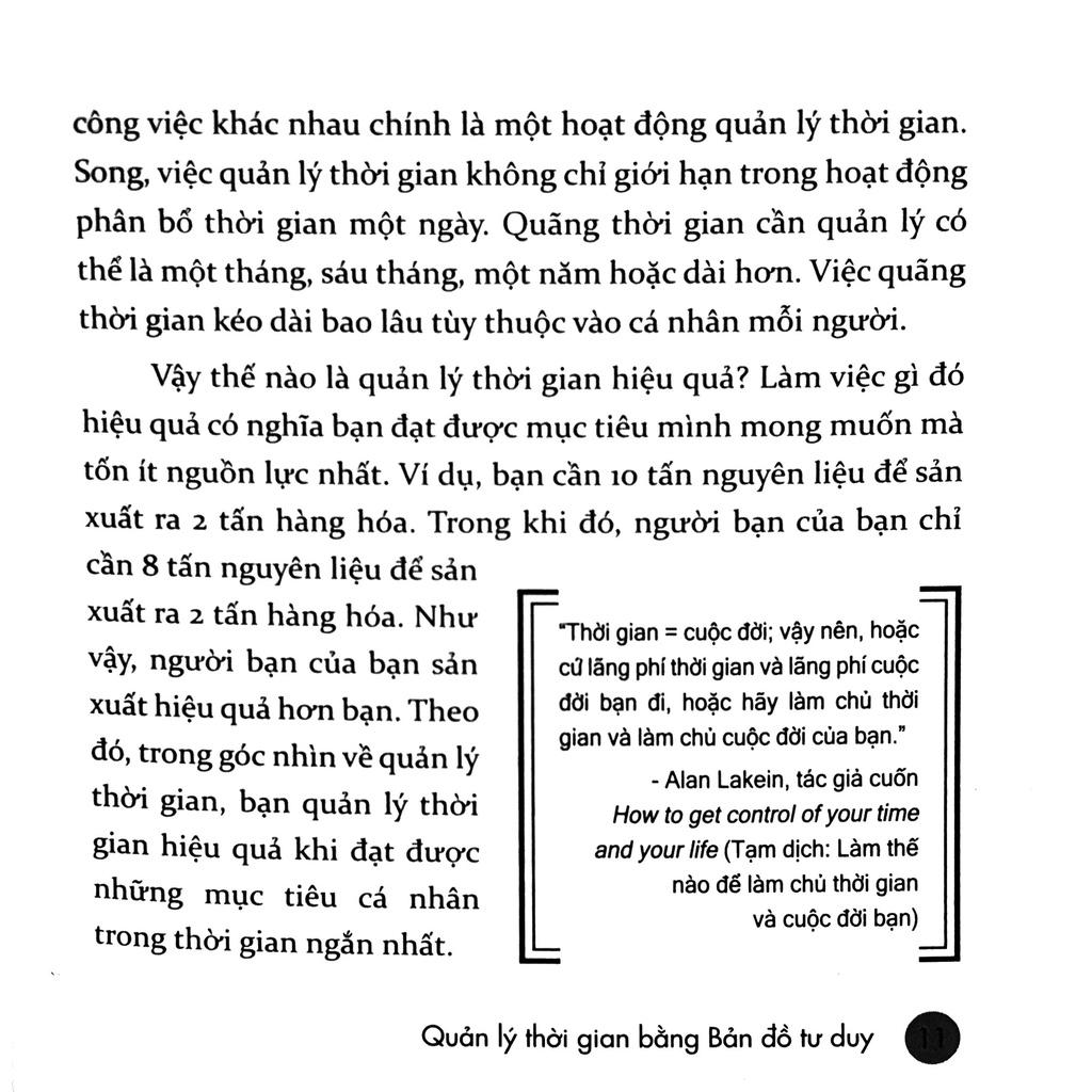 Bản Đồ Tư Duy Trong Quản Lý Thời Gian (Tái Bản Mới Nhất) - Bản Quyền