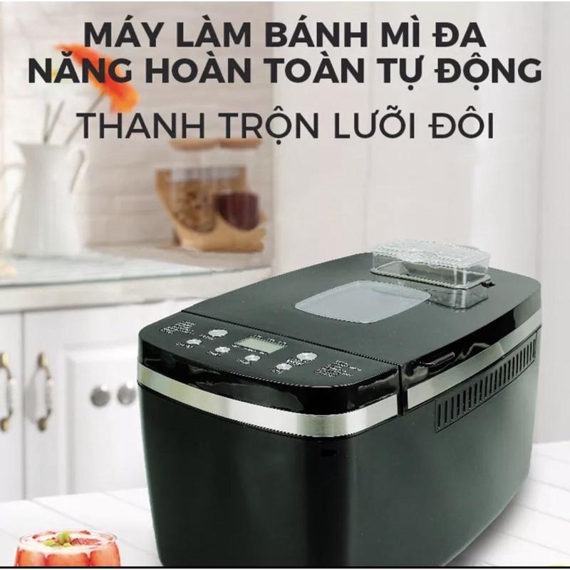 Günter &amp; Hauer Máy làm bánh mì dung tích 3LBS Công suất 850W Máy Làm Bánh Mì Đa Năng Hoàn Toàn Tự Động BM800 - Hàng chính hãng