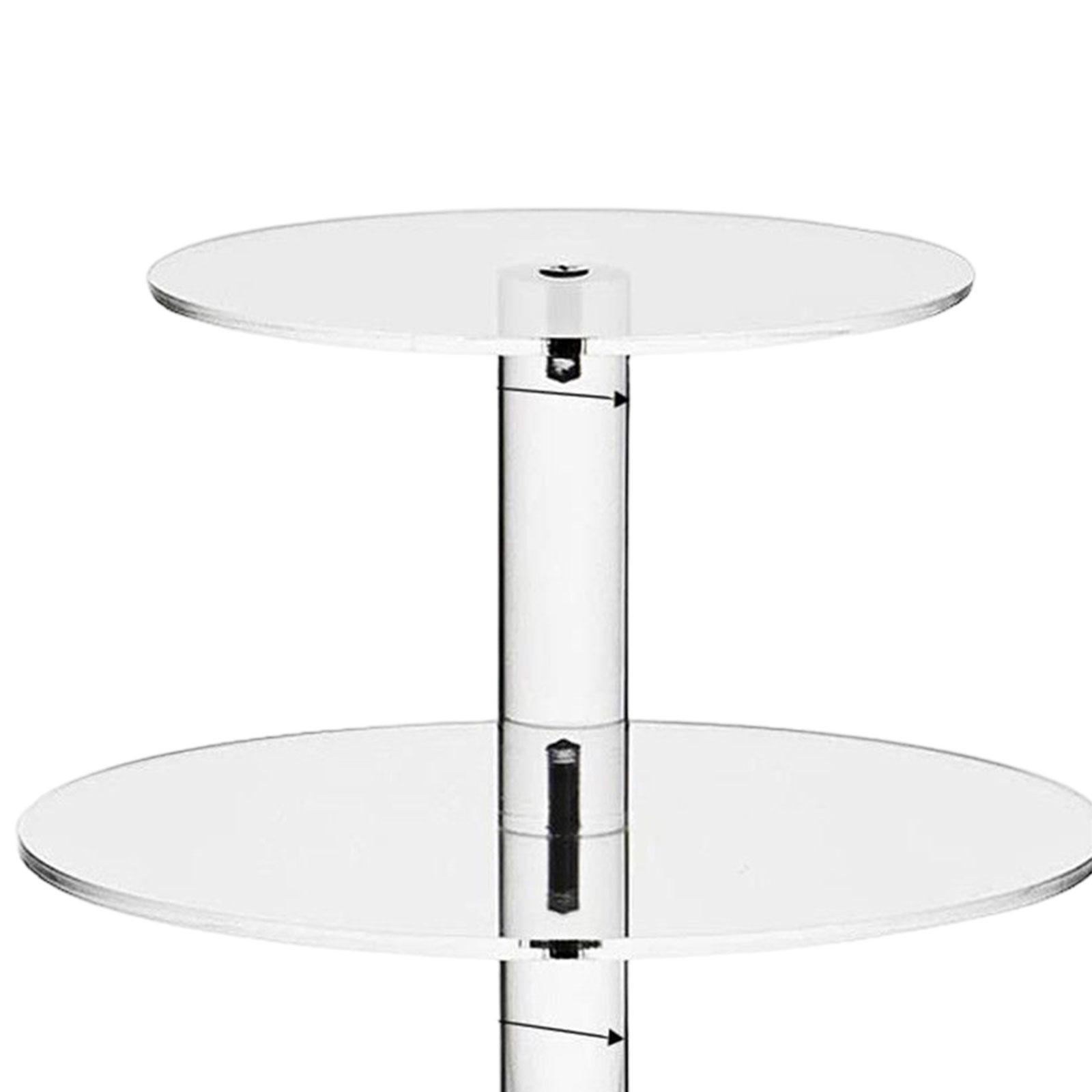 Large Cake Stand Display Stand Acrylic 3 Tier Cupcake Stand for Celebration