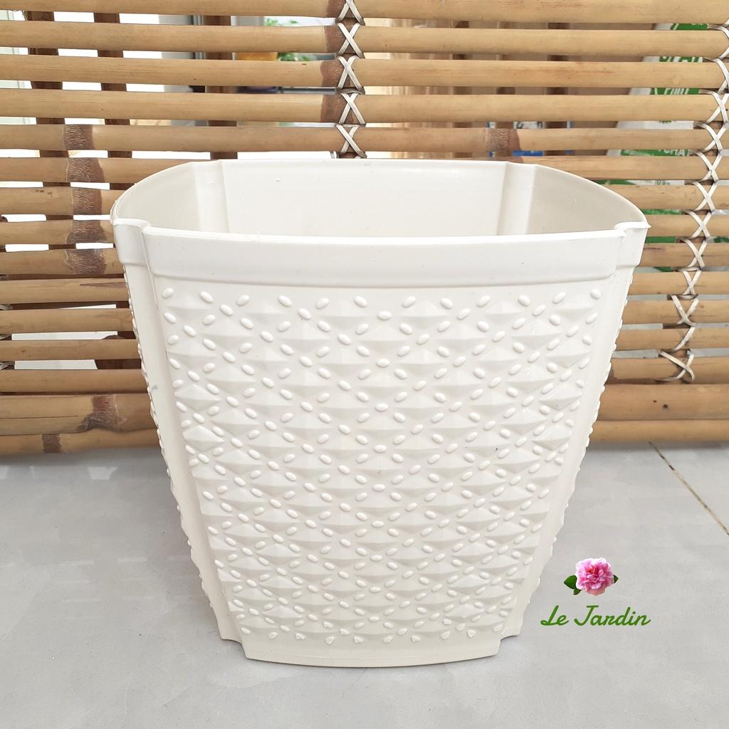 Chậu nhựa vuông mắt khóm trồng cây