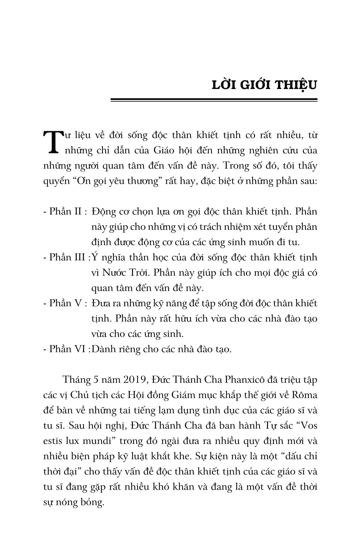 ƠN GỌI YÊU THƯƠNG