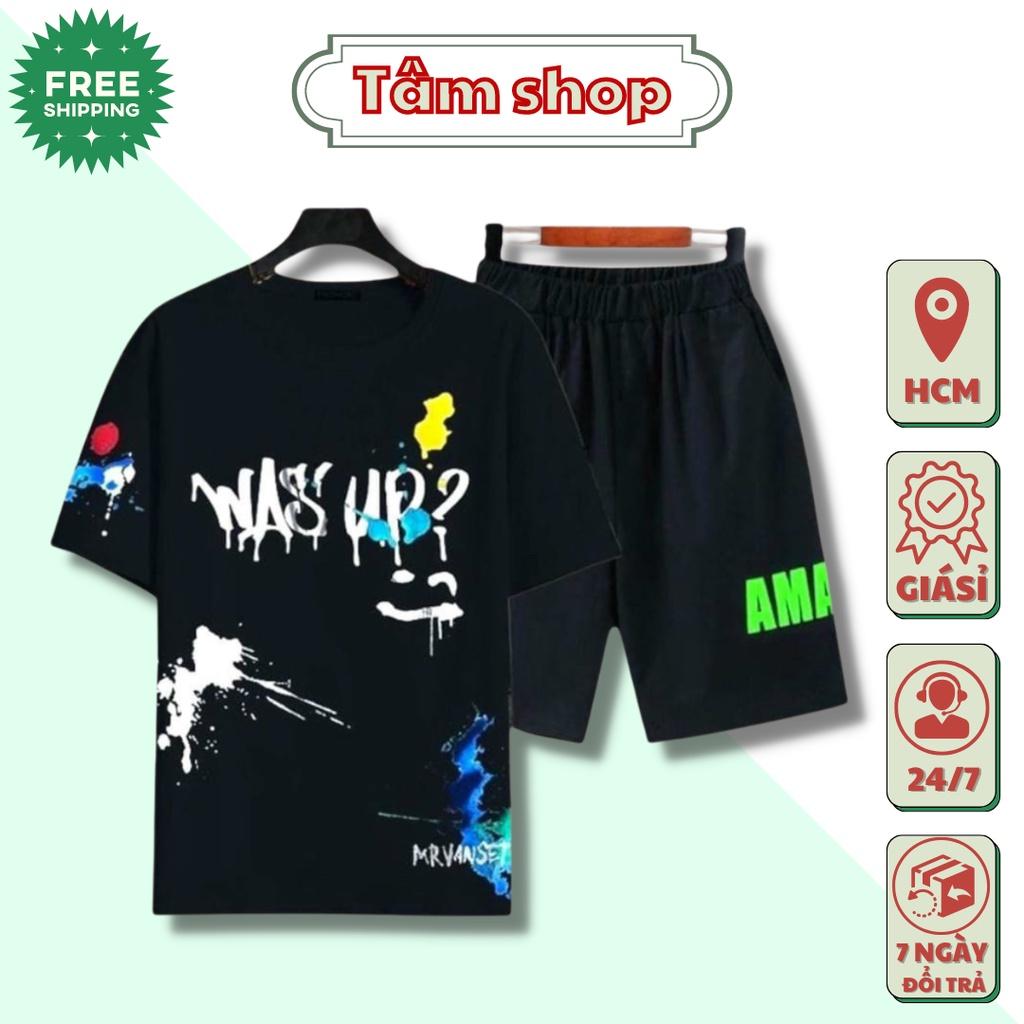 Đồ Bộ Thể Thao Nam Nữ WAS UP - Set Quần Áo bốn mùa đẹp cao cấp mặc nhà đi chơi thoải mái 01