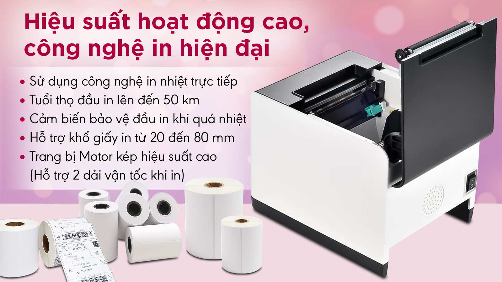 Máy in hóa đơn SingPC Print - 371 - Hàng chính hãng