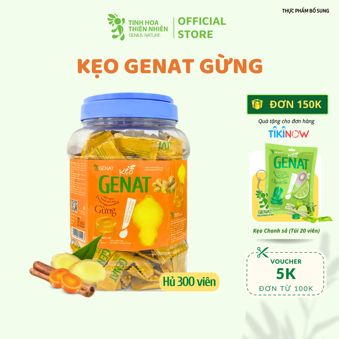 Kẹo Gừng Genat - Giao 2H HCM