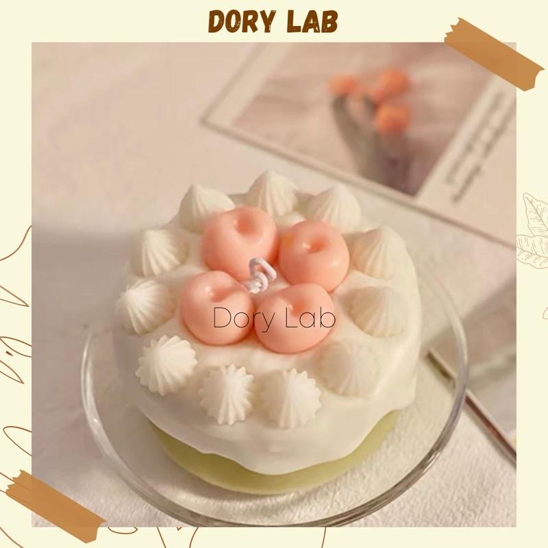 Nến Thơm Bánh Kem Cherry Chóp Kem Tinh D