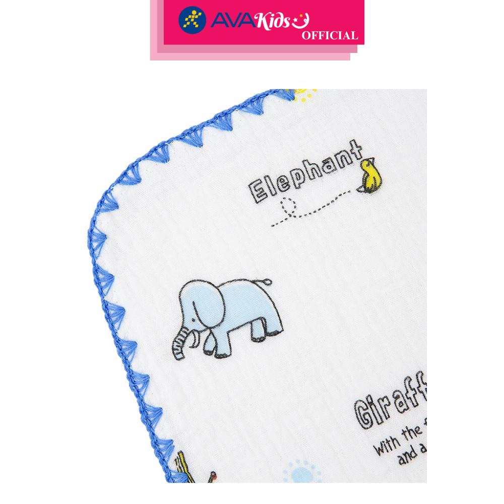Khăn tắm xô viền cotton TOP KIDS 5 lớp 110x110 cm - Màu ngẫu nhiên