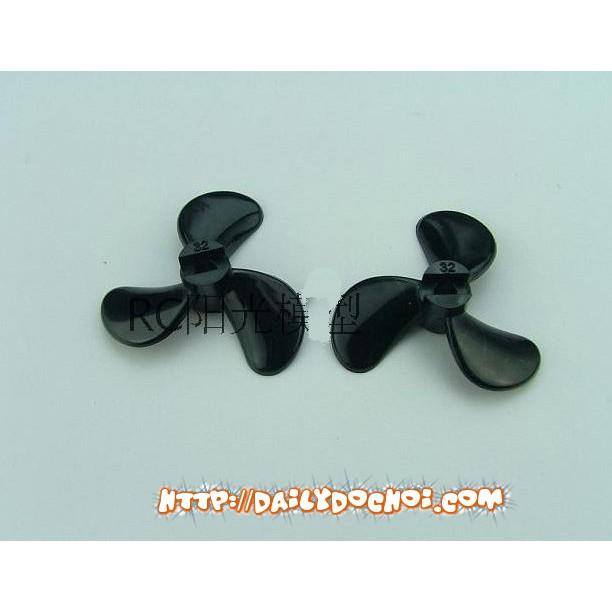 Chân vịt lẻ đường kính 4mm kích cỡ từ 32mm đến 48mm chất liệu nhựa
